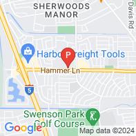 View Map of 2505 West Hammer Lane,Stockton,CA,95209